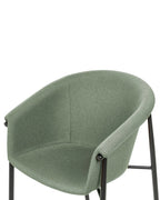 Set of 2 Dining Chairs AMES Dark Green
