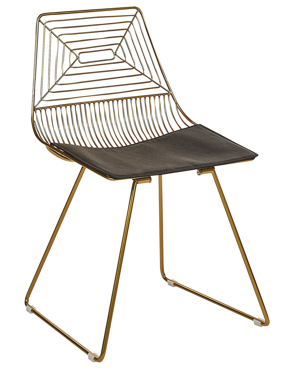 Set of 2 Dining Chairs BEATTY Metal Gold