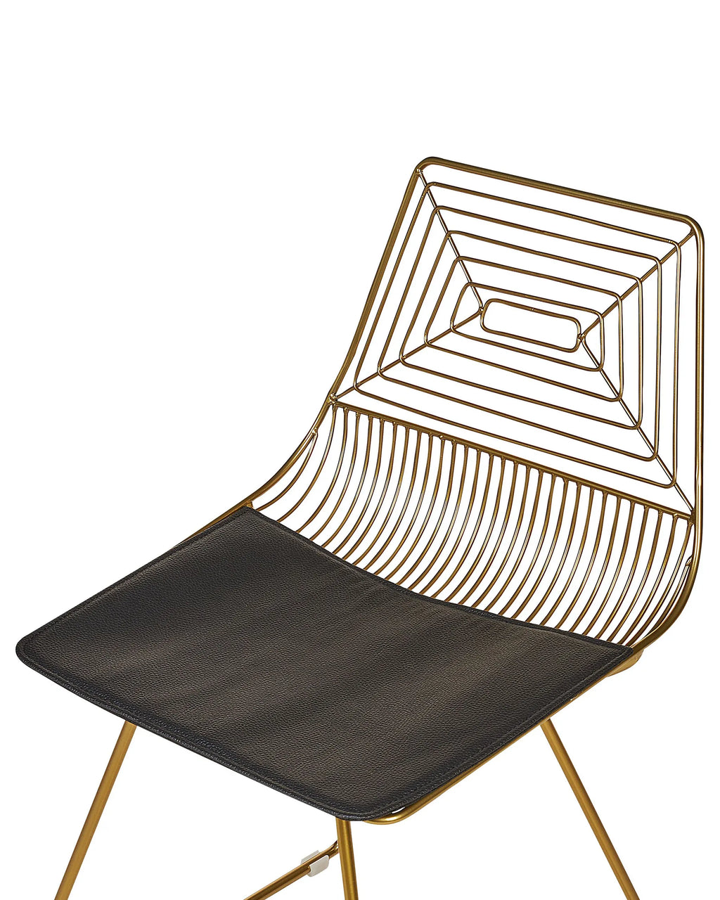 Set of 2 Dining Chairs BEATTY Metal Gold