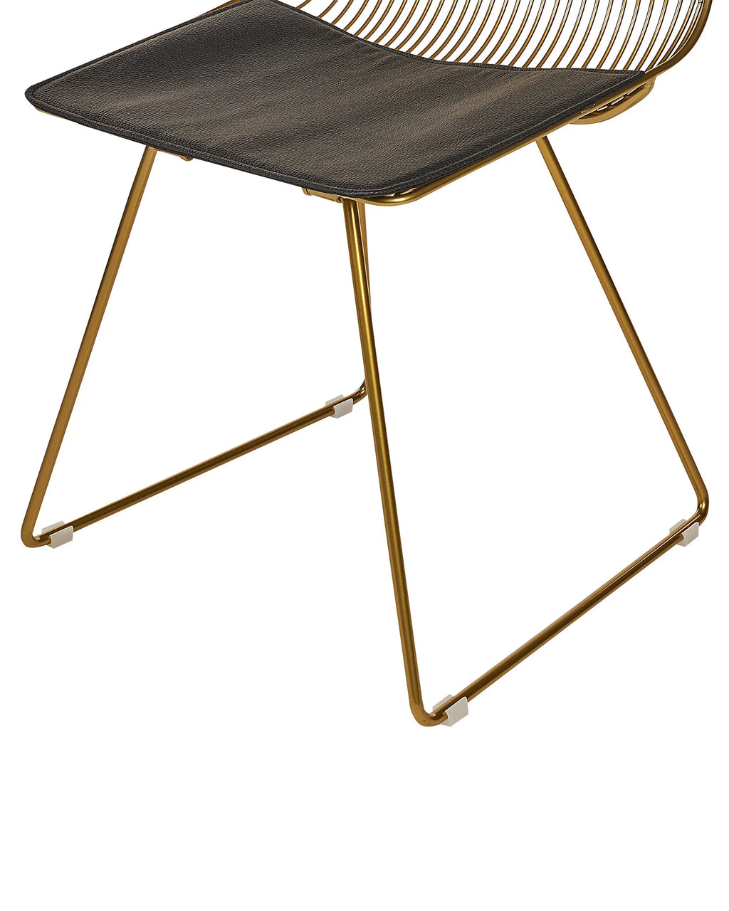 Set of 2 Dining Chairs BEATTY Metal Gold
