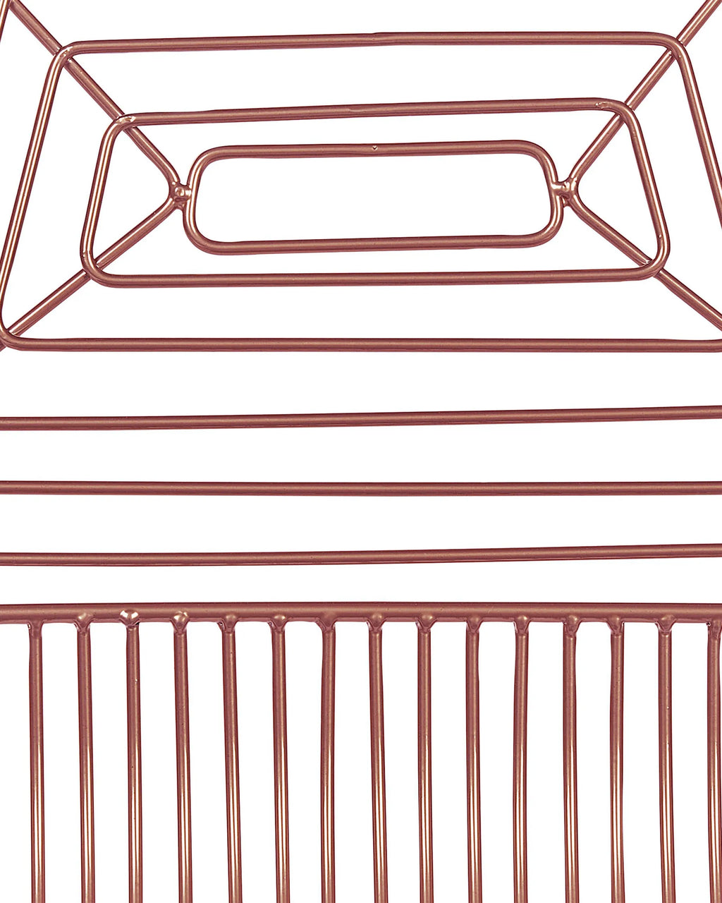 Set of 2 Dining Chairs BEATTY Metal Rose Gold