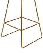 Set of 2 Bar Chairs BISBEE Metal Gold