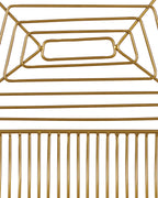 Set of 2 Bar Chairs BISBEE Metal Gold