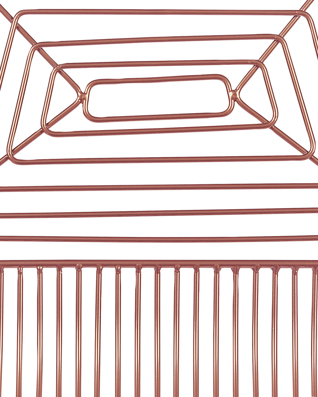 Set of 2 Bar Chairs BISBEE Metal Rose Gold