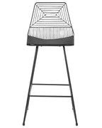 Set of 2 Bar Chairs BISBEE Metal Black