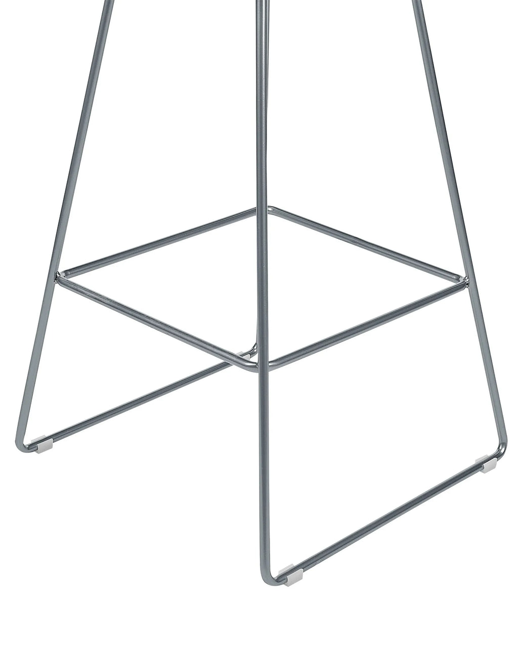 Set of 2 Bar Chairs BISBEE Metal Silver