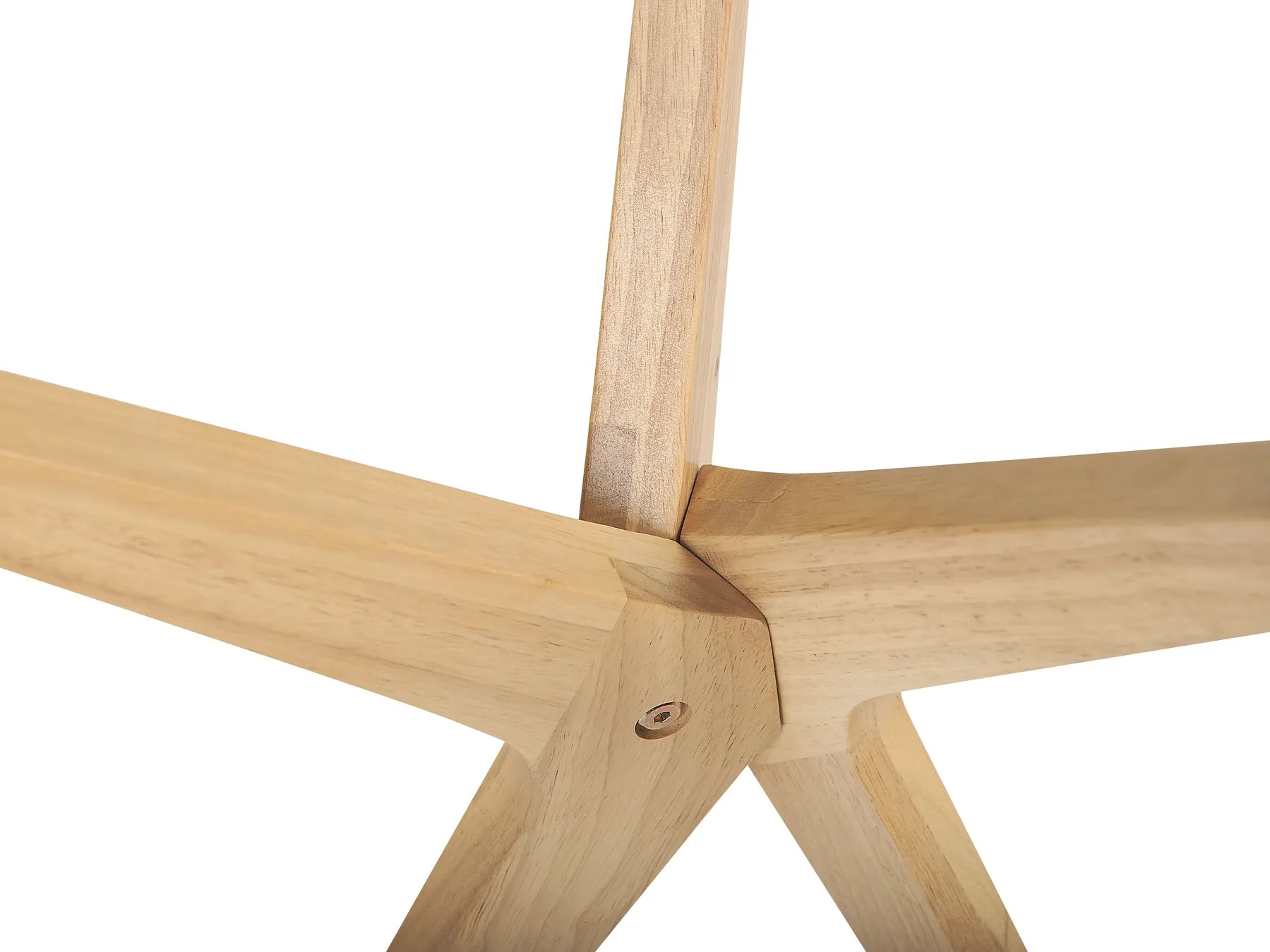 Side Table VALLEY Tempered Glass Light Brown