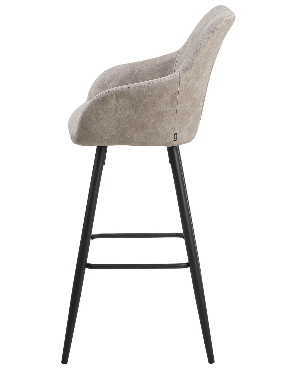 Set of 2 Bar Chairs DARIEN Beige