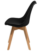 Set of 2 Dining Chairs DAKOTA II Black