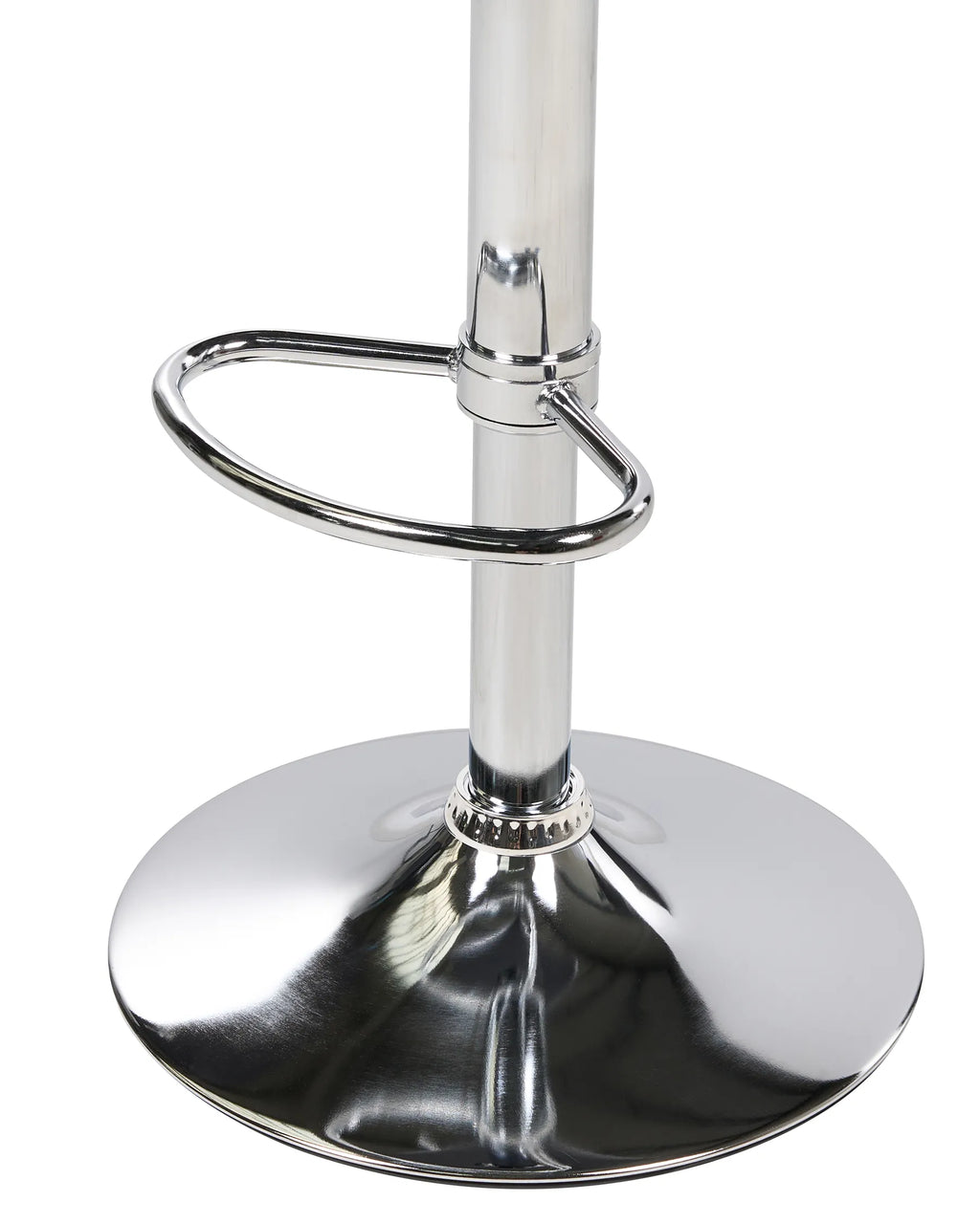 Set of 2 Bar Chairs VALENCIA Swivel White