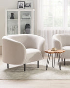 Armchair LOEN Fabric Light Beige