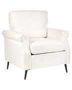 Armchair VIETAS Fabric White