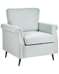 Armchair VIETAS Fabric Light Grey