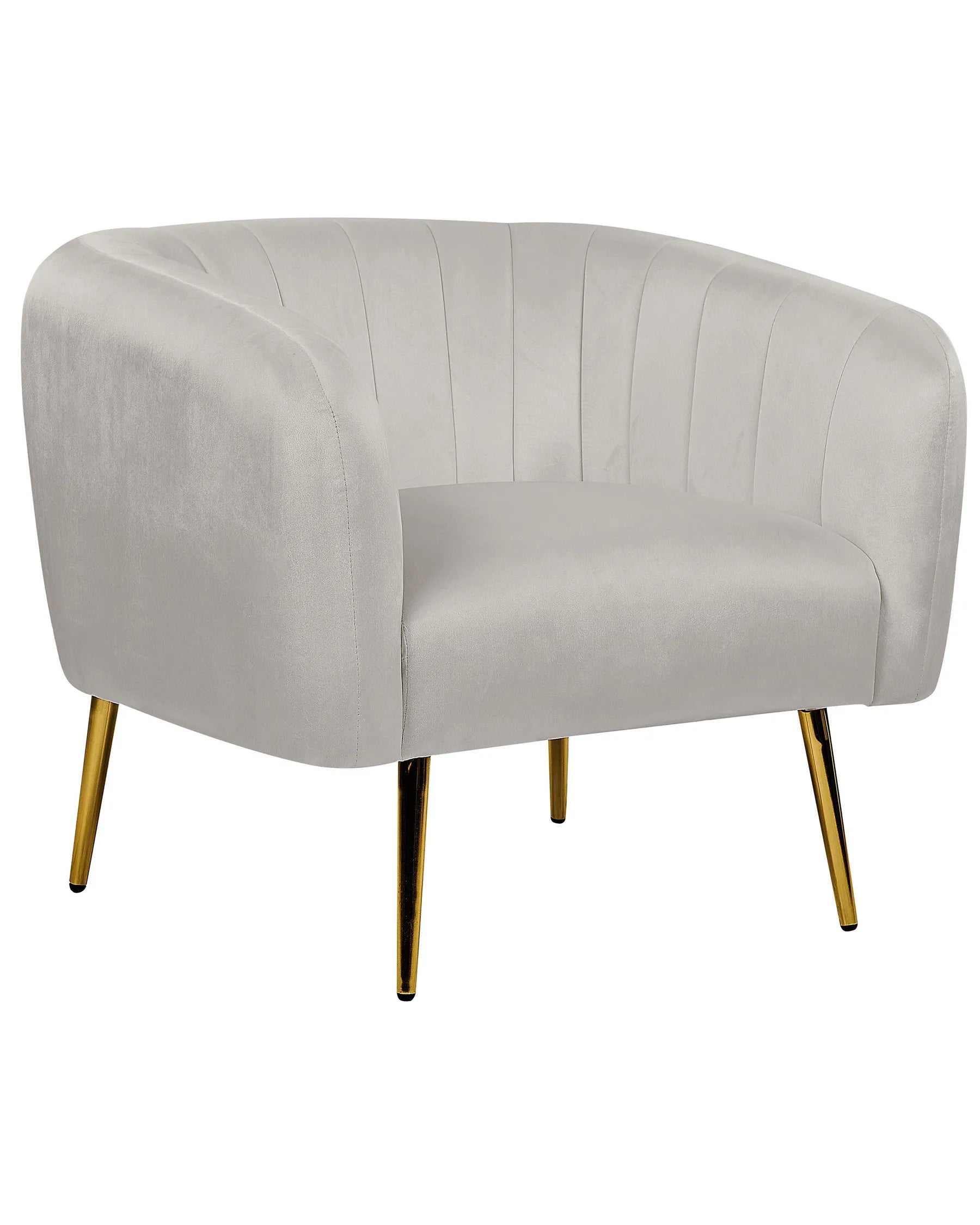 Armchair LACONIA Velvet Light Grey