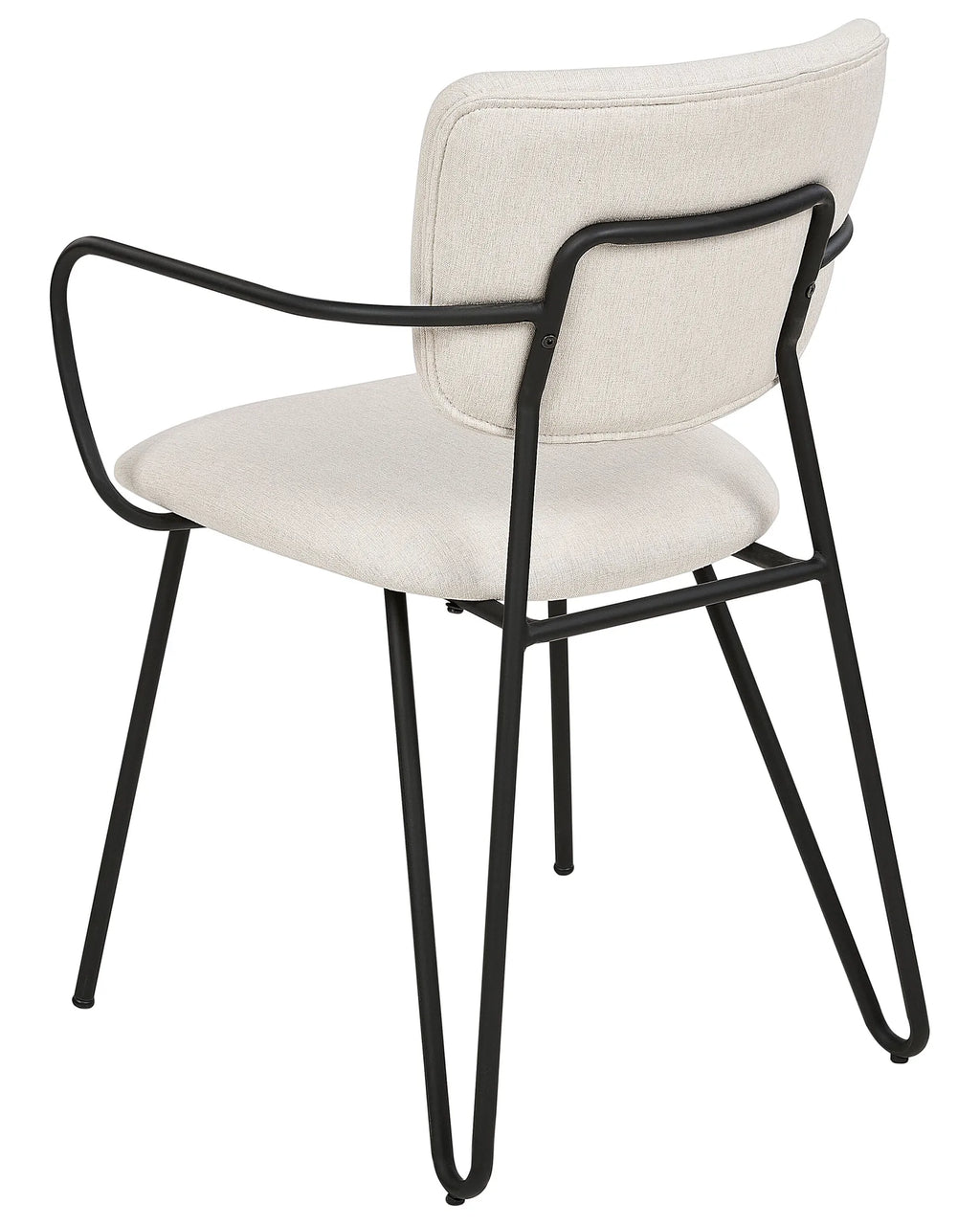 Set of 2 Dining Chairs ELKO Fabric Off-White