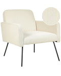 Armchair NARKEN Corduroy Light Beige