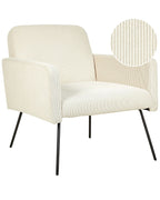 Armchair NARKEN Corduroy Light Beige