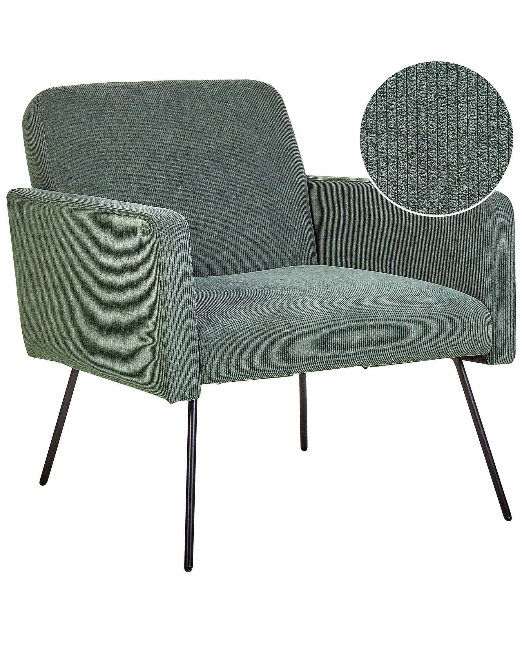 Armchair NARKEN Corduroy Dark Green
