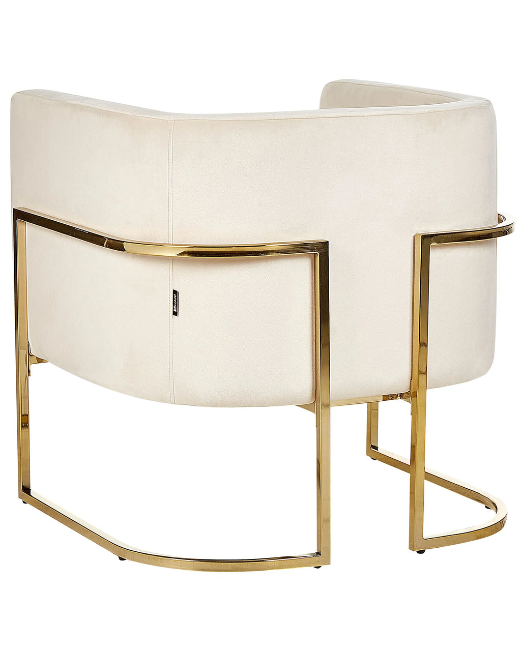 Armchair SIRKKA Velvet Light Beige