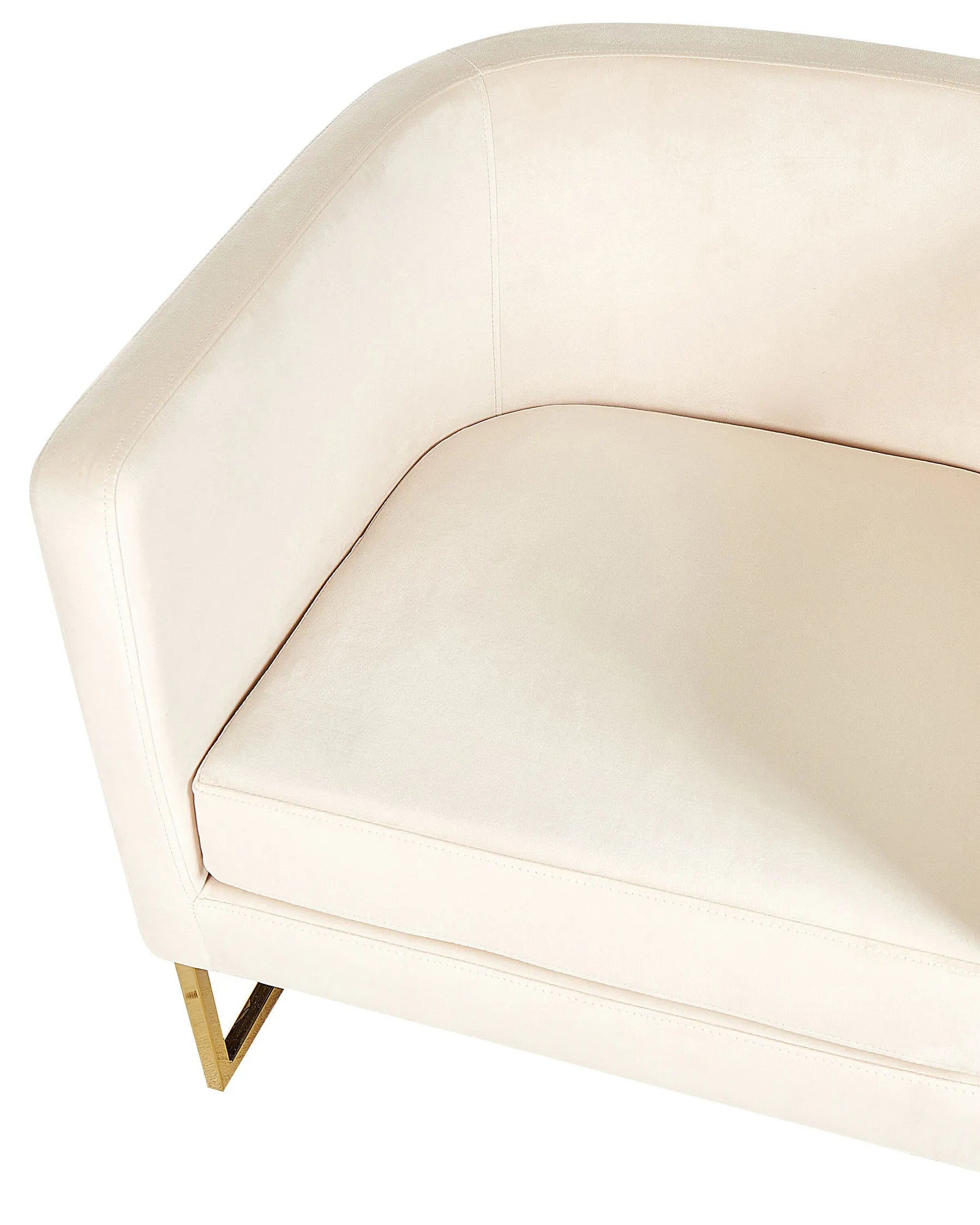Armchair SIRKKA Velvet Light Beige