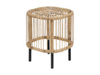 Set of 2 Coffee Tables CESENATICO Rattan Natural