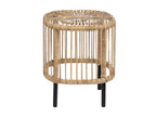 Set of 2 Coffee Tables CESENATICO Rattan Natural
