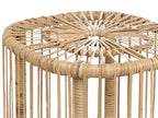 Set of 2 Coffee Tables CESENATICO Rattan Natural