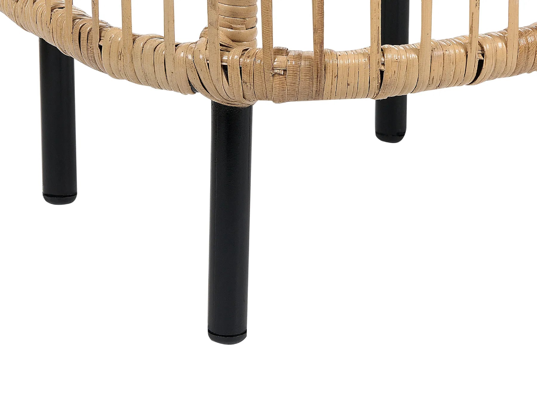 Set of 2 Coffee Tables CESENATICO Rattan Natural