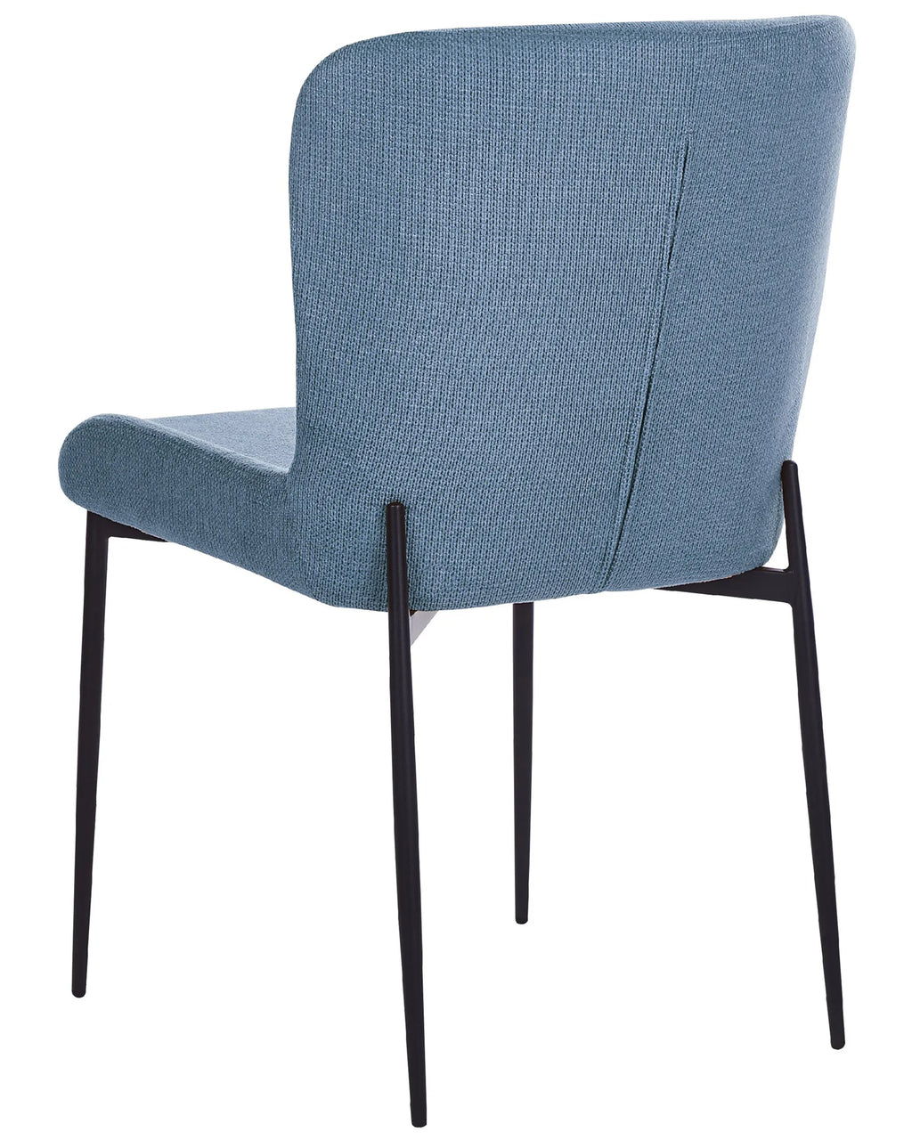 Set of 2 Dining Chairs ADA Fabric Blue