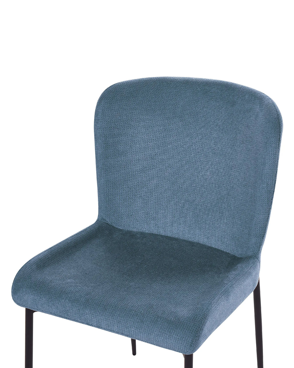 Set of 2 Dining Chairs ADA Fabric Blue