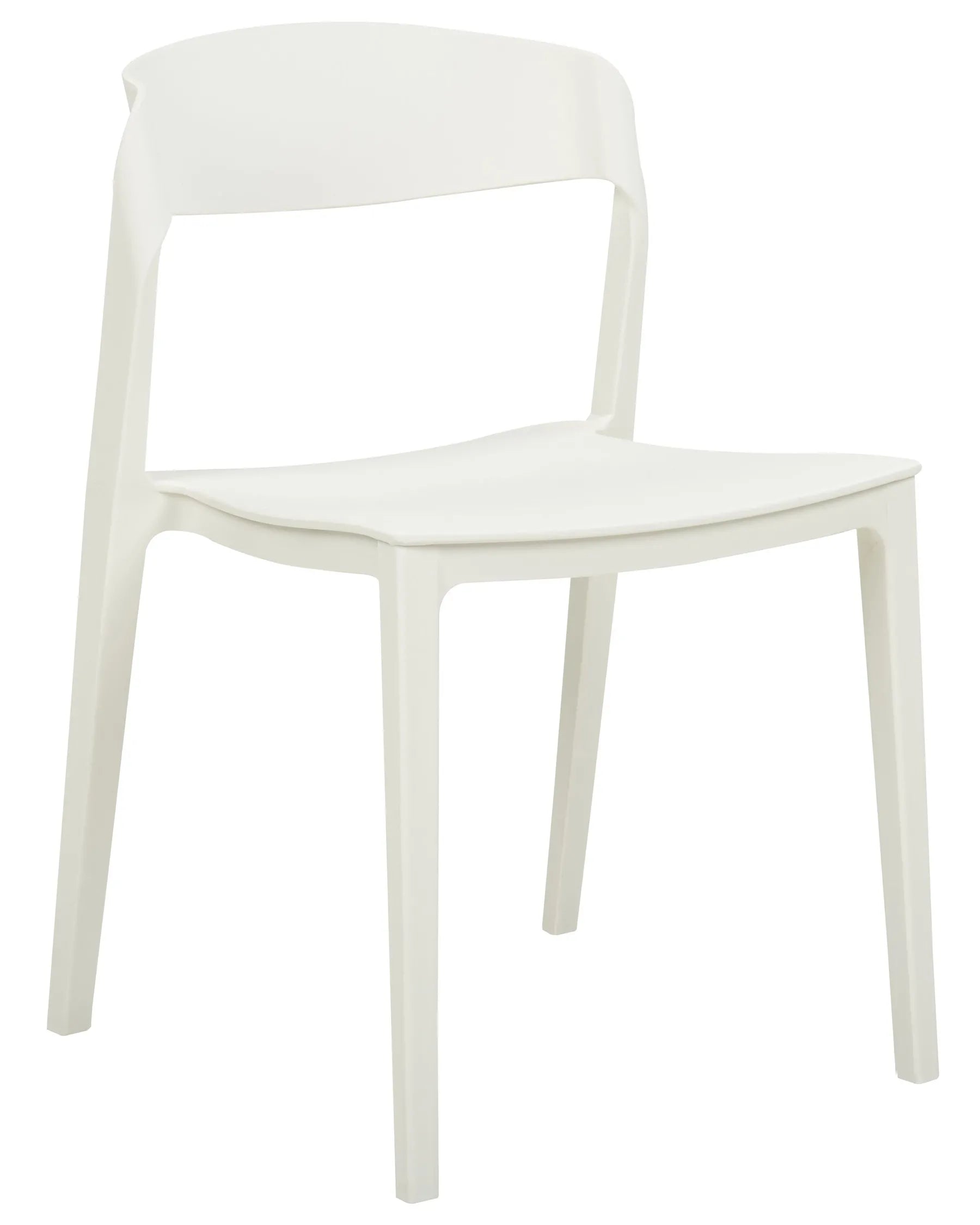 Set of 2 Dining Chairs SOMERS White