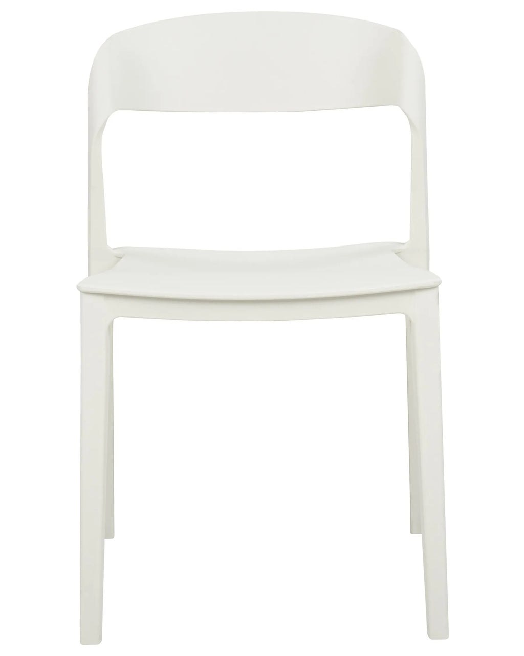 Set of 2 Dining Chairs SOMERS White