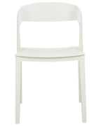 Set of 2 Dining Chairs SOMERS White