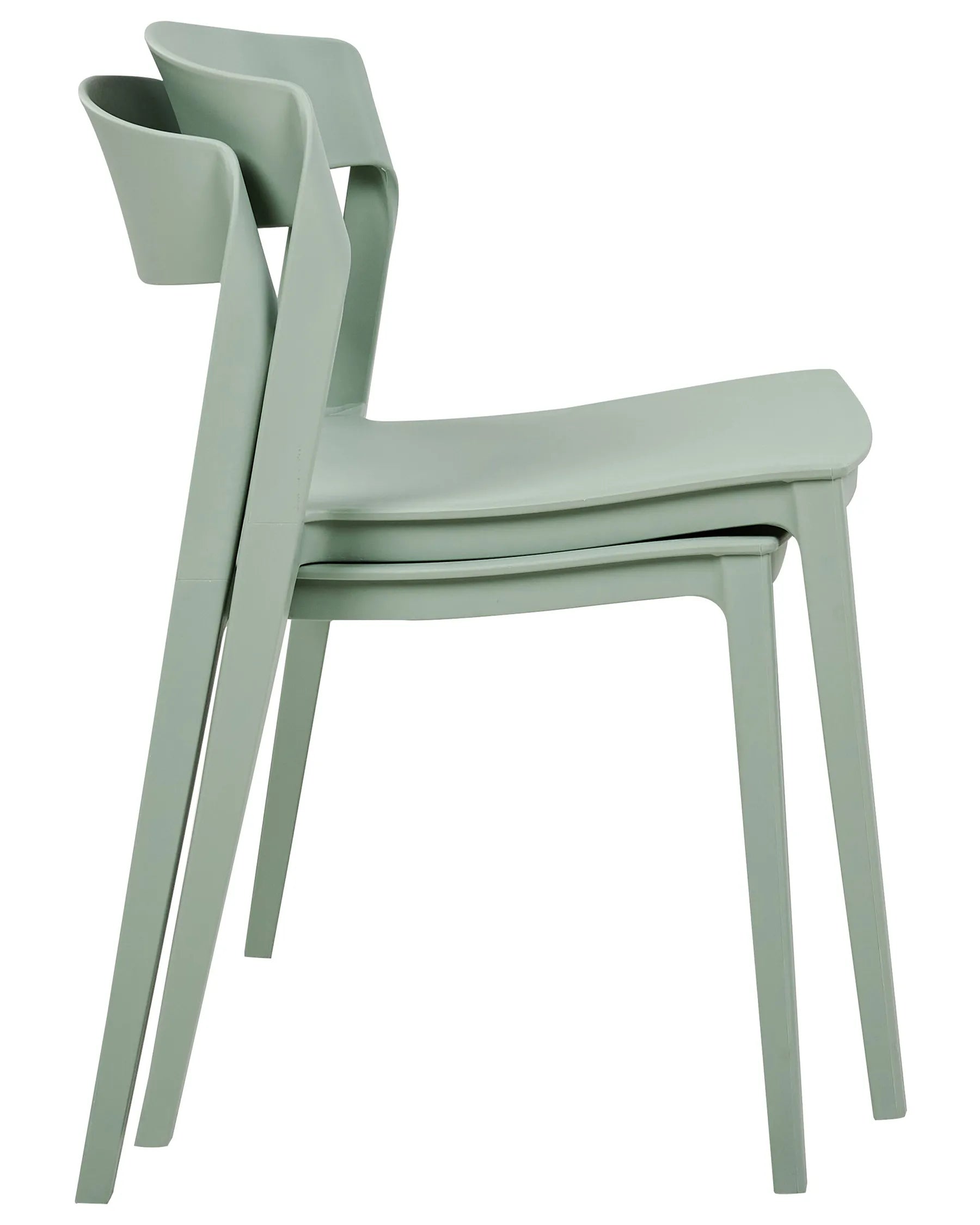 Set of 2 Dining Chairs SOMERS Mint Green