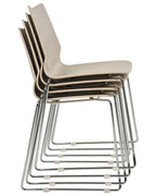 Set of 4 Dining Chairs HARTLEY Beige