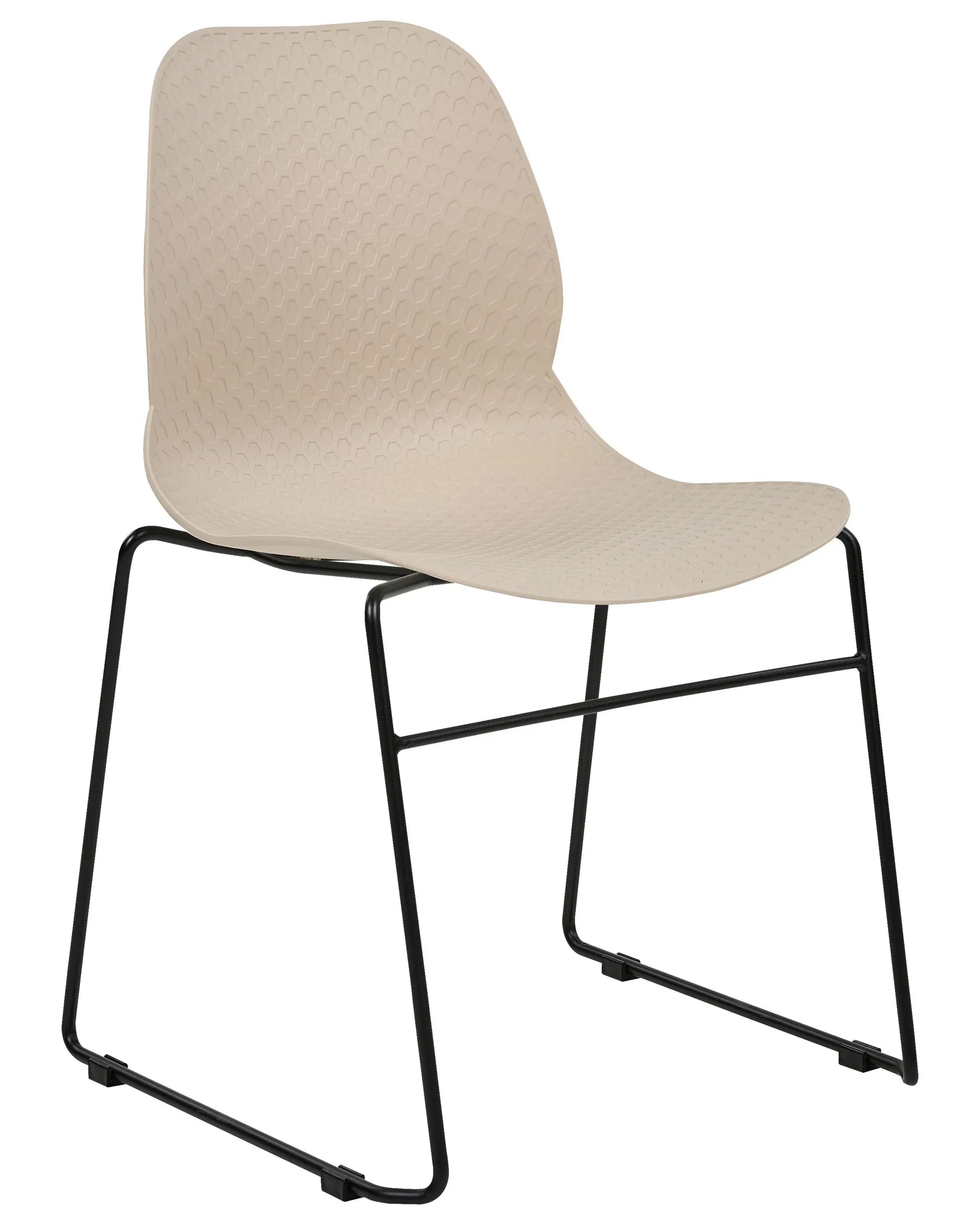 Set of 4 Conference Chairs PANORA Beige