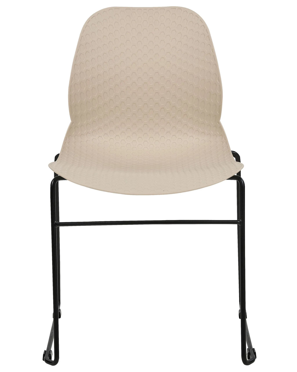 Set of 4 Conference Chairs PANORA Beige