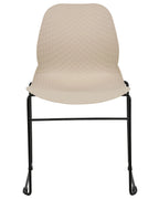 Set of 4 Conference Chairs PANORA Beige
