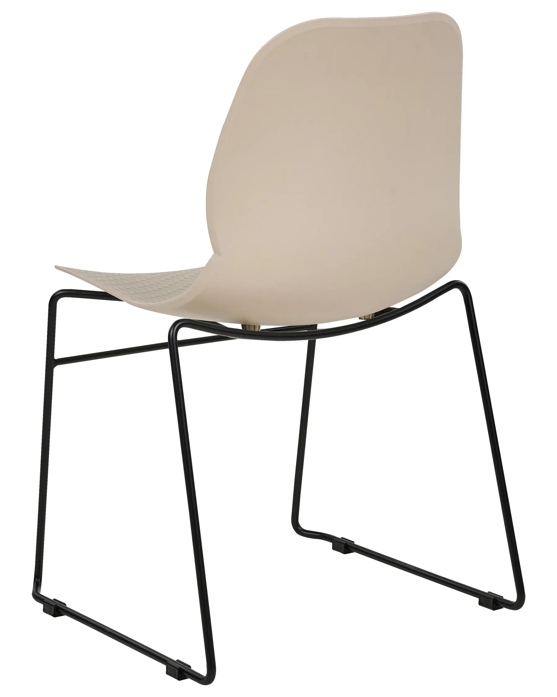 Set of 4 Conference Chairs PANORA Beige
