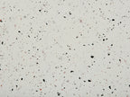 Side Table CAFFI 50 cm 50 cm White Terrazzo