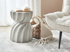 Side Table ALGUA 35 cm 35 cm Grey