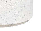 Coffee Table TREZZO 90 cm 90 cm Terrazzo Effect White Terrazzo