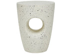Side Table EDOLO 37 cm 37 cm Terrazzo Effect White Terrazzo