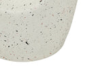 Side Table EDOLO 37 cm 37 cm Terrazzo Effect White Terrazzo
