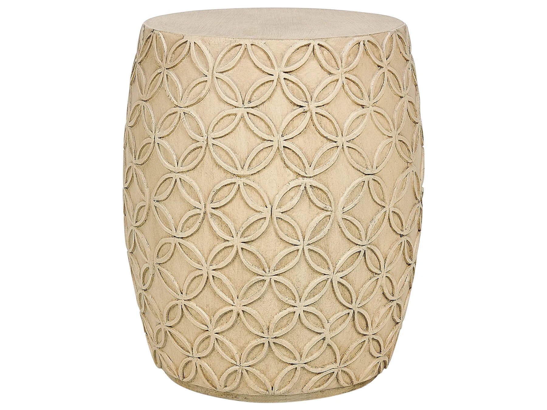 Side Table ZOGNO 33 cm 33 cm Light Beige