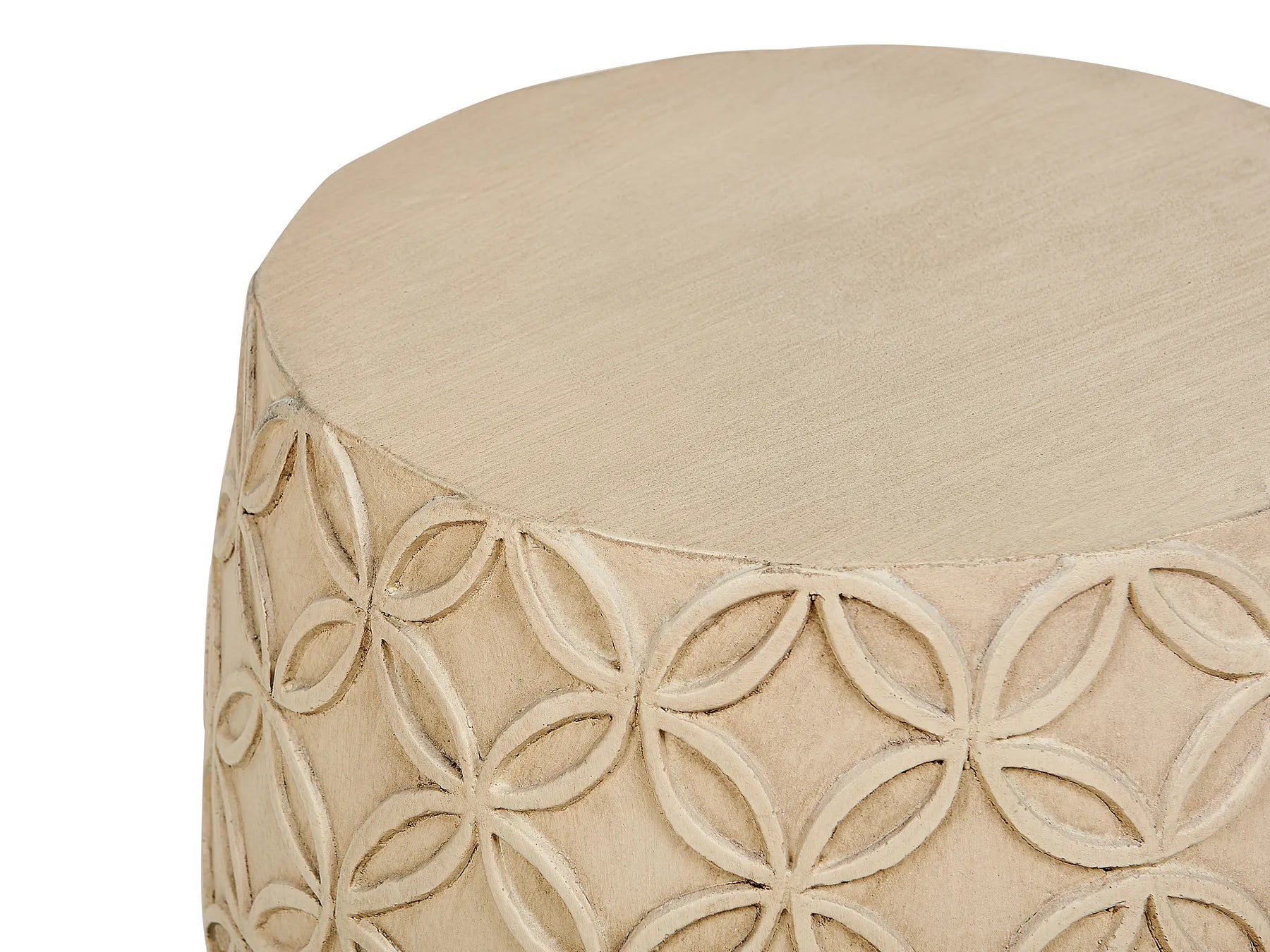 Side Table ZOGNO 33 cm 33 cm Light Beige