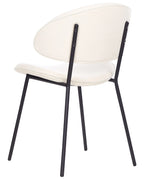 Set of 2 Dining Chairs KIANA Fabric Light Beige