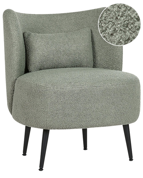 Armchair OTSBY Boucle Light Green
