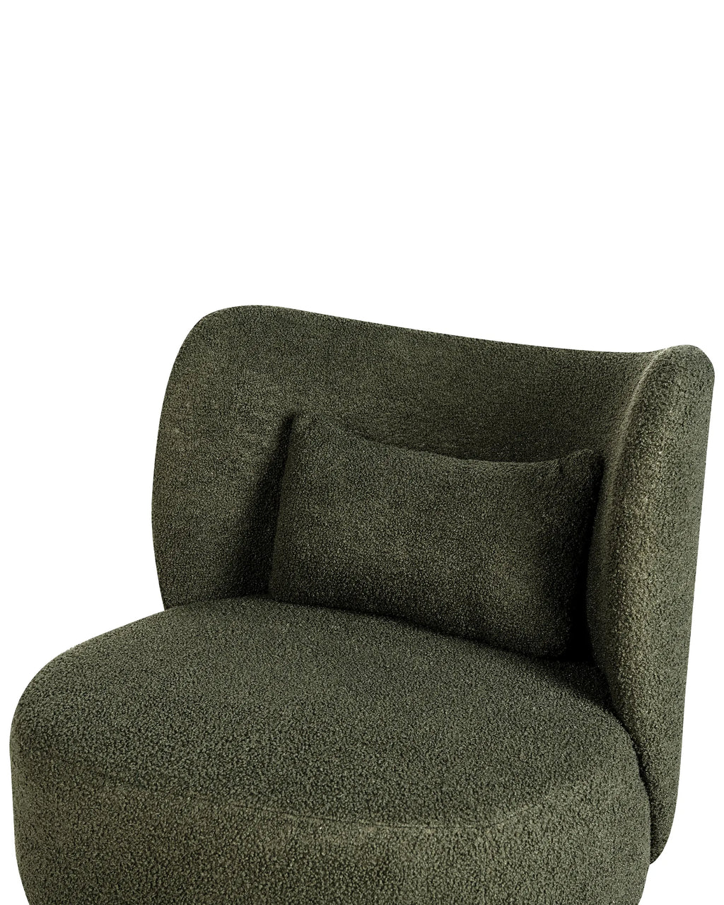 Armchair OTSBY Boucle Dark Green