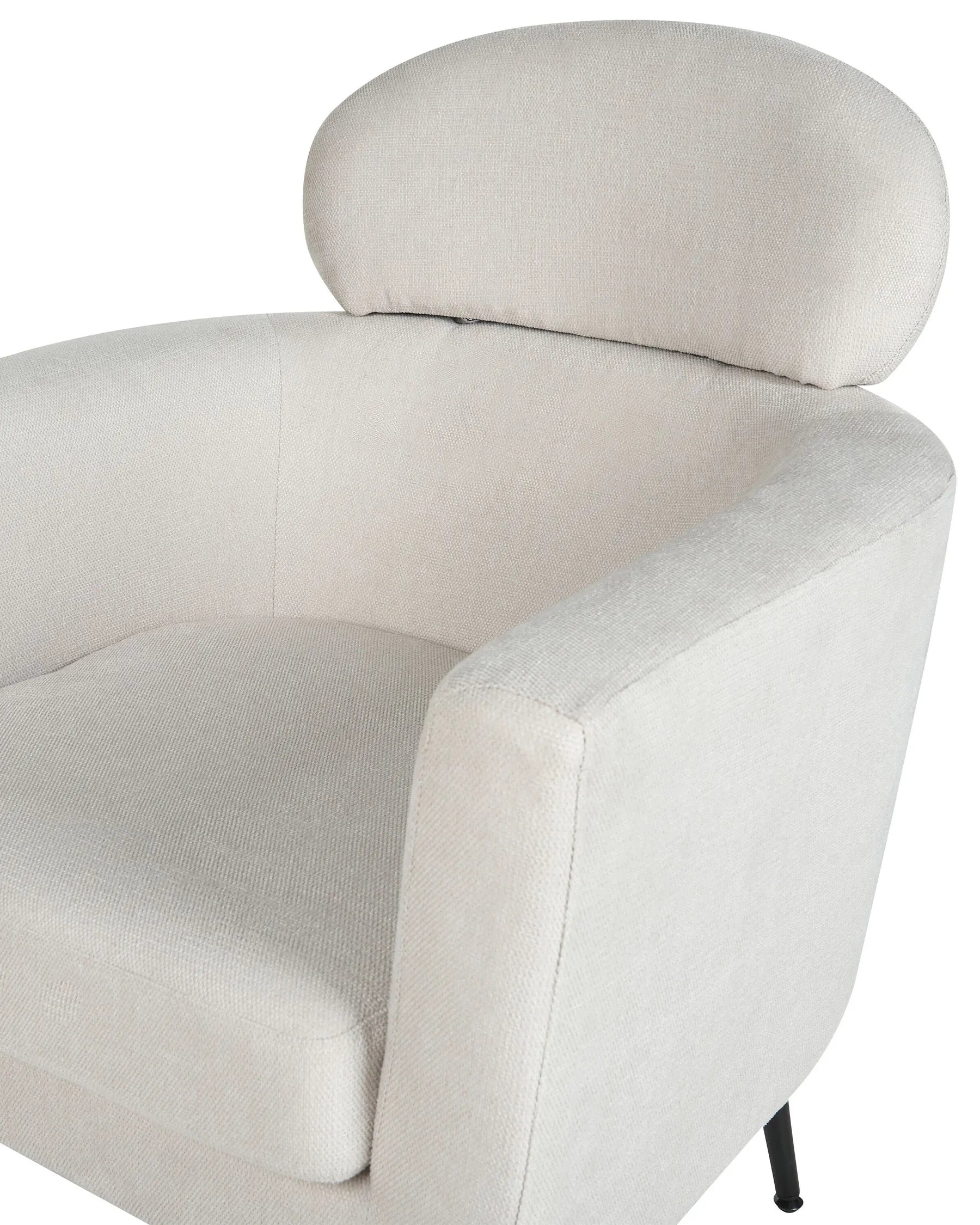 Armchair SOBY Fabric Off-White